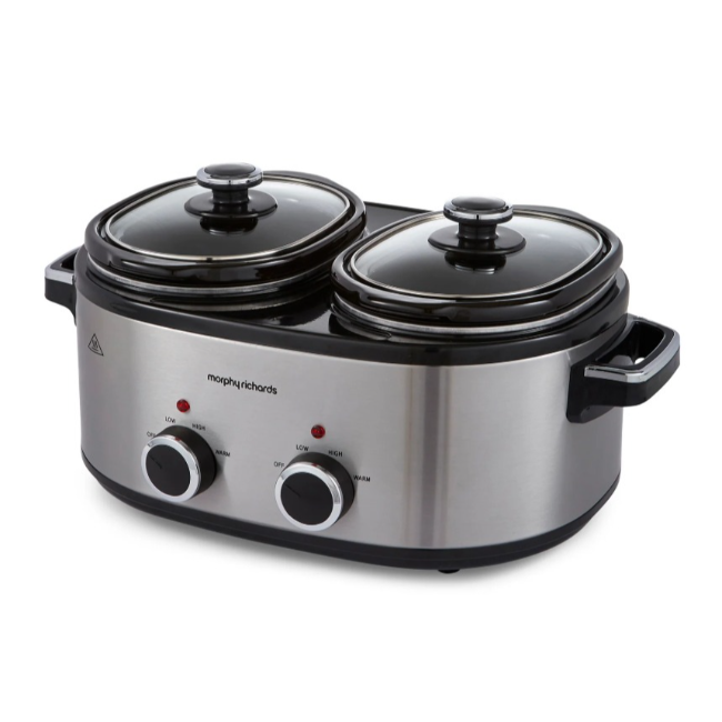 Morphy Richards 3.8L DuoServe Double Pot Slow Cooker | 462000