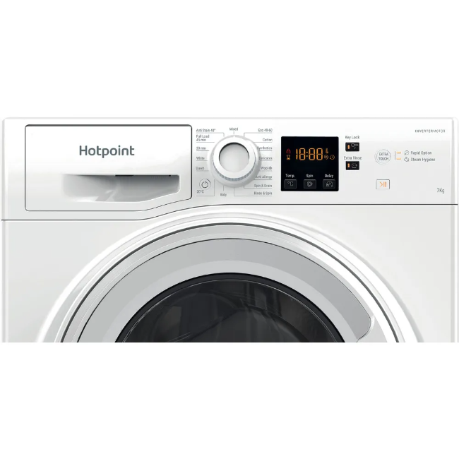 Hotpoint Anti-Stain Washing Machine - White | NSWM7469WUK - Image 2