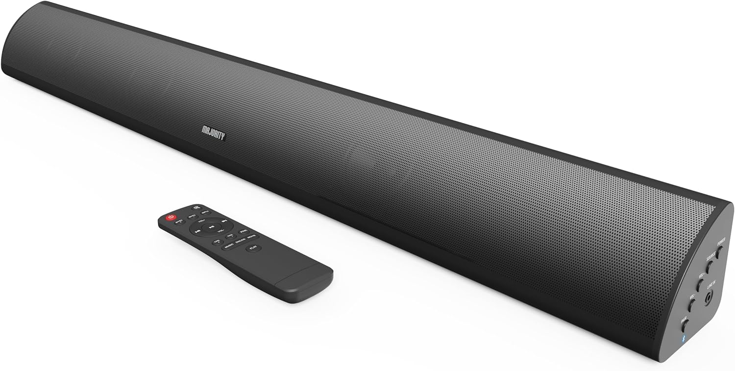 Majority Snowdon 120W TV Soundbar - Black | SNOBARBLK2 - Image 1 Majority Snowdon 120W TV Soundbar - Black | SNOBARBLK2 - Image 1