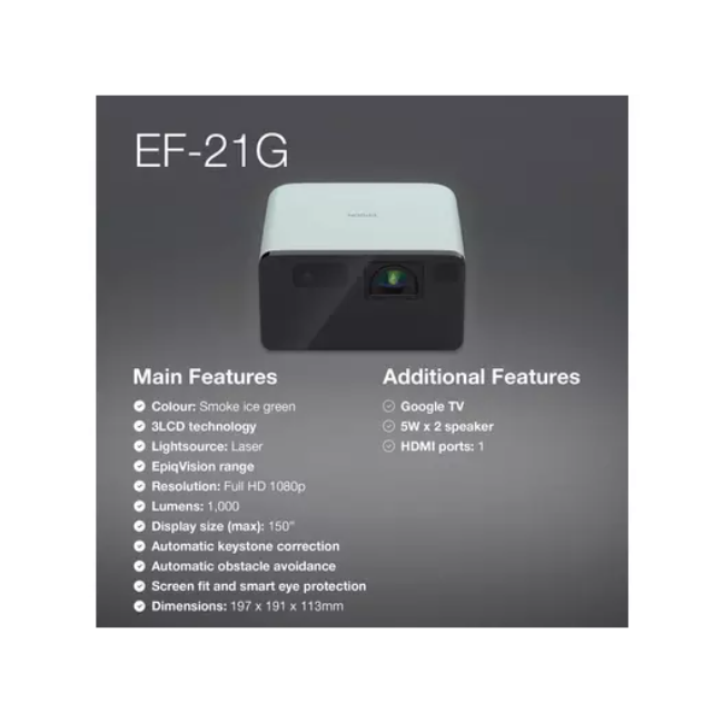 Epson Projector - Green | EF21G - Image 5