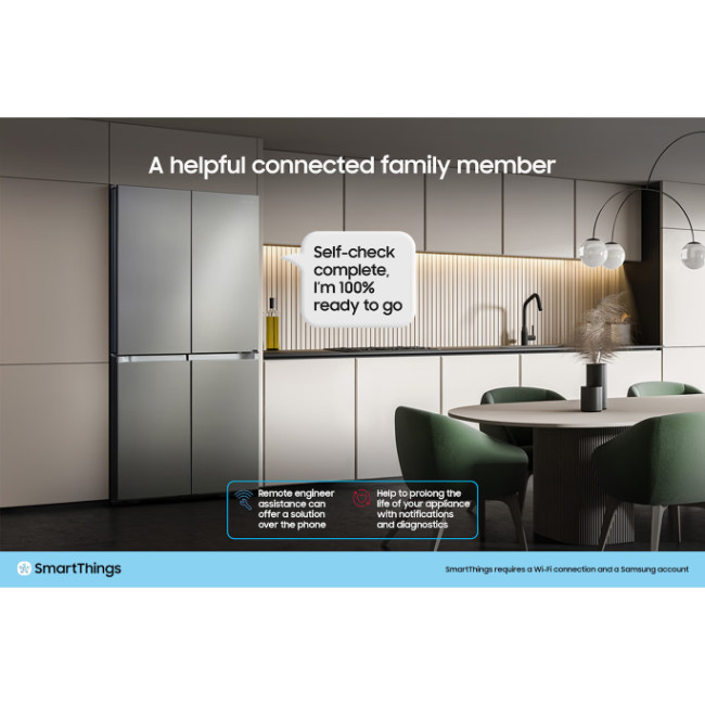 Samsung 640L Bespoke AI Series 6 Side-by-Side Fridge Freezer with SpaceMax™ - Silver | RS70F64KETEU - Image 7