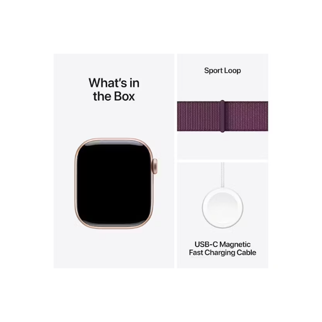 Apple Watch 10 GPS 42mm - Rose Gold/Plum | MWWK3QA-A - Image 8