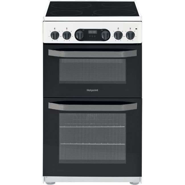 Hotpoint 50cm Electric Cooker - White | HD5V93CCW/UK Hotpoint 50cm Electric Cooker - White | HD5V93CCW/UK