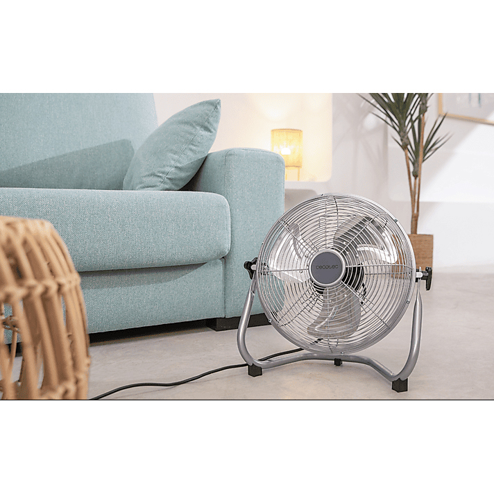 Cecotec 12" Floor Cooling Fan 3 Speed - Stainless Steel | 081801 - Image 4