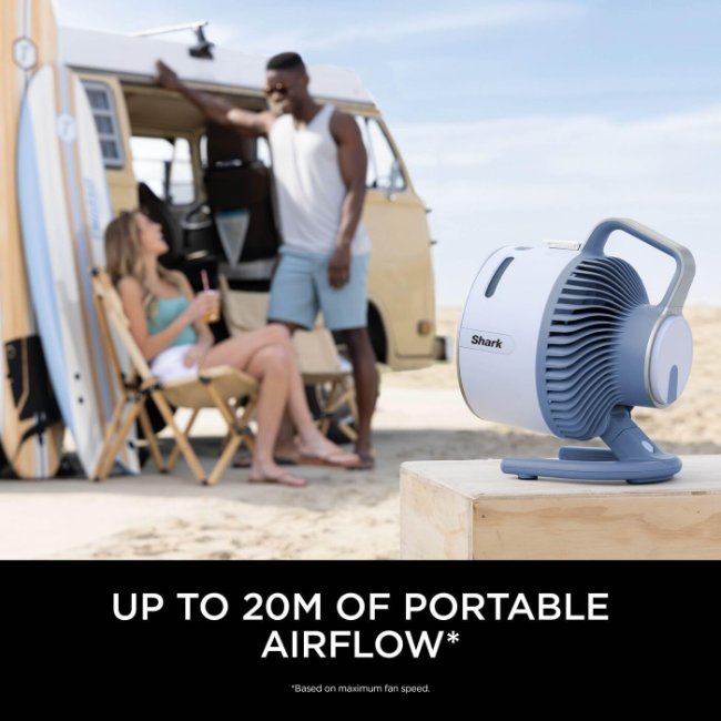 Shark FlexBreeze HydroGo Misting Fan | Glacier Blue | FA050UKBL - Image 4