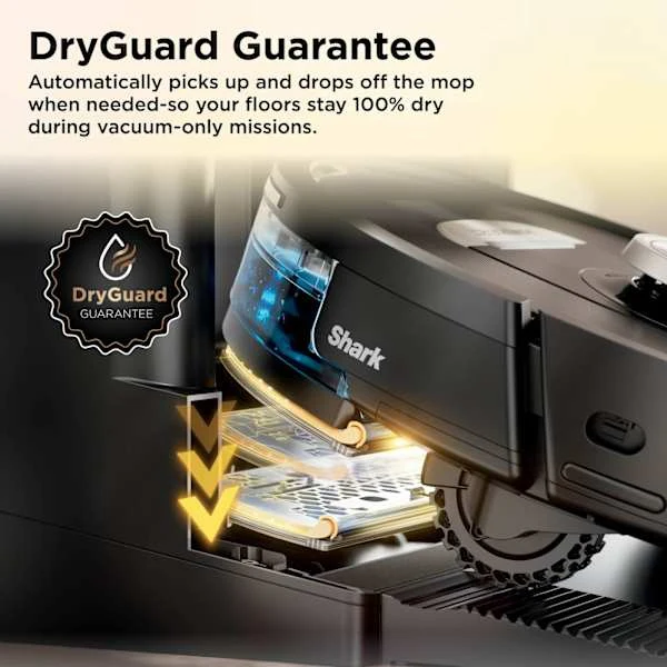 Shark ThermaCharged PowerDetect Robot Vacuum | Wet & Dry | Black | RV2900XEUK - Image 3