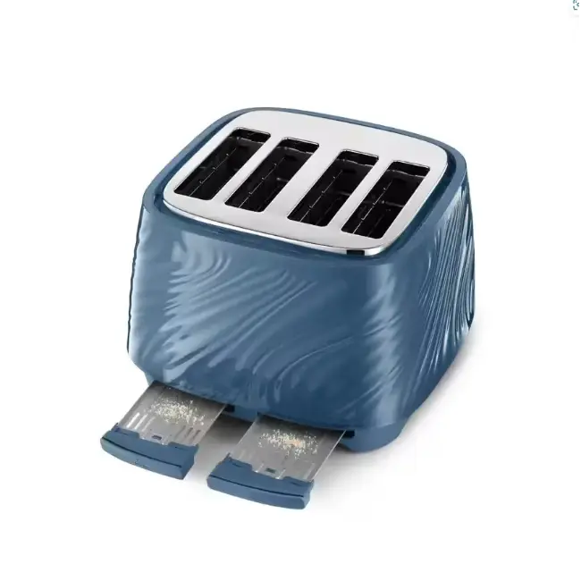 Delonghi Ballerina Seta 4 Slice Toaster | Silk Blue | CTDS4003.BL - Image 4