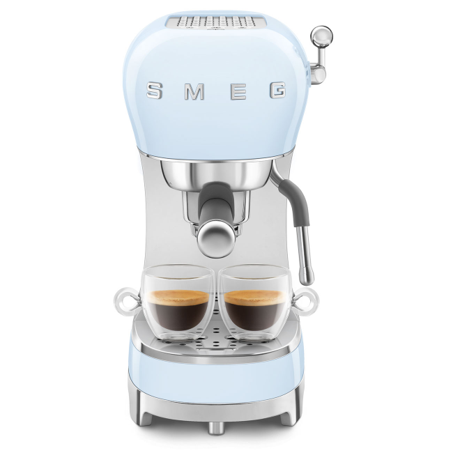 Smeg Espresso Coffee Machine - Pastel Blue | ECF02PBUK - Image 4