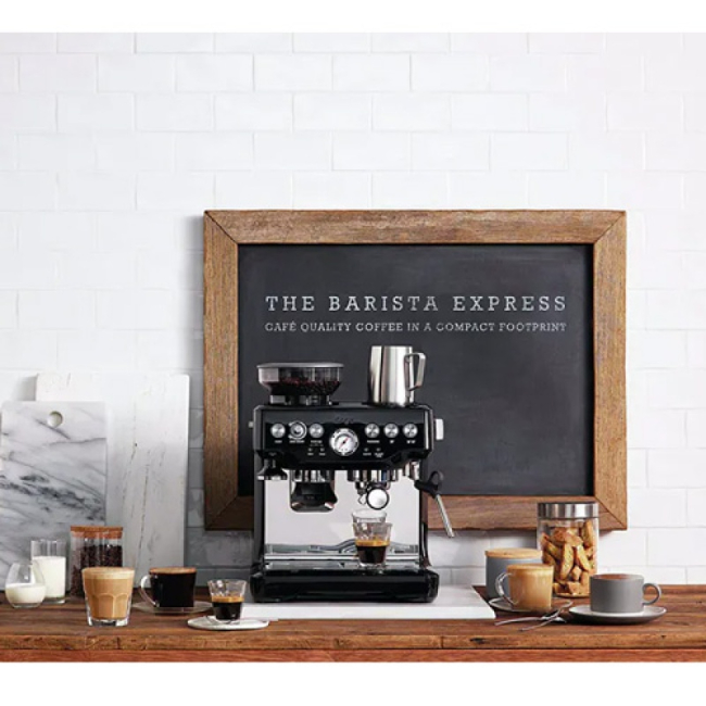 Sage The Barista Express Coffee Machine - Black Truffle | SES875BTR2GUK1 - Image 3
