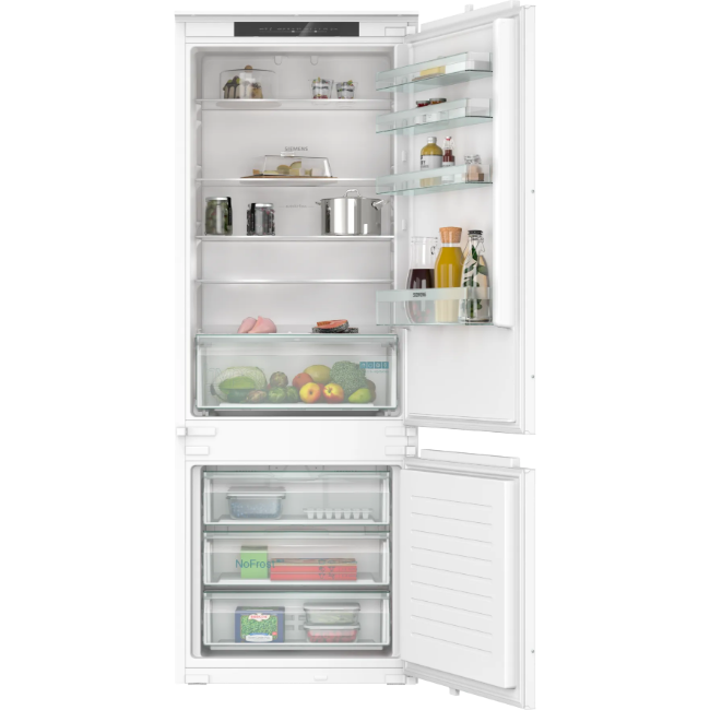 Siemens IQ100 Built-in Fridge-Freezer Sliding Hinge - White | KB96NNSEO Siemens IQ100 Built-in Fridge-Freezer Sliding Hinge - White | KB96NNSEO