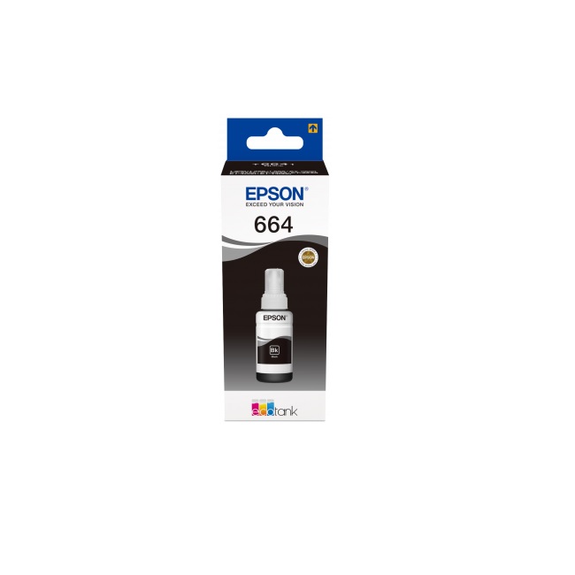 EPSON 664 ECOTANK BLACK INK BOTTLE (70ML) EPSON 664 ECOTANK BLACK INK BOTTLE (70ML)