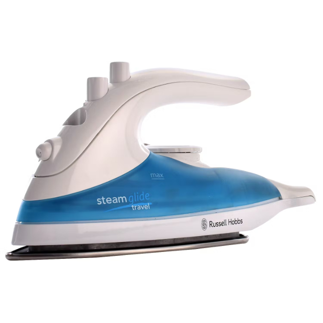 Russell Hobbs 760W Travel Iron - White/Blue | 22470 - Image 3