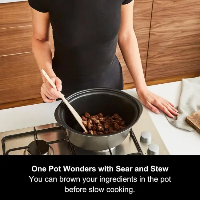 Morphy Richards Easy Time 3.5l Slow Cooker | Black | 460021 - Image 5