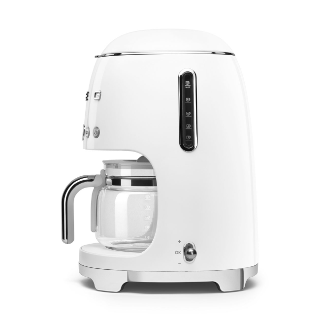 Smeg 50s Style Filter Coffee Machine - White | DCF02WHUK - Image 3