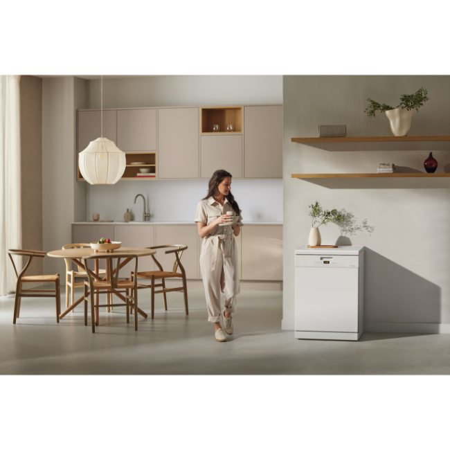 Miele Freestanding Dishwasher 14pl - Brilliant White | G5611SCACTIVE - Image 5