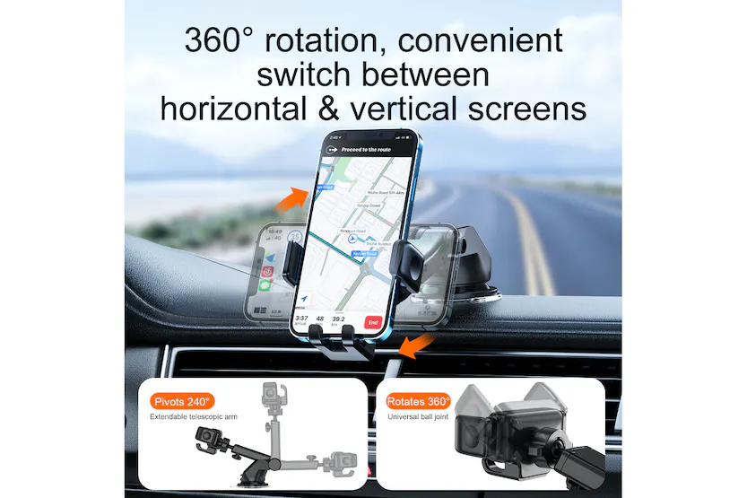 Joyroom Mini Phone Holder for Dashboard | HL-ZS283 - Image 3