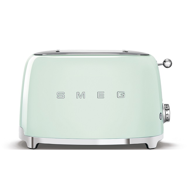 Smeg 50's Retro style 2 Slice Pastel Green Toaster | TSF01PGUK Smeg 50's Retro style 2 Slice Pastel Green Toaster | TSF01PGUK
