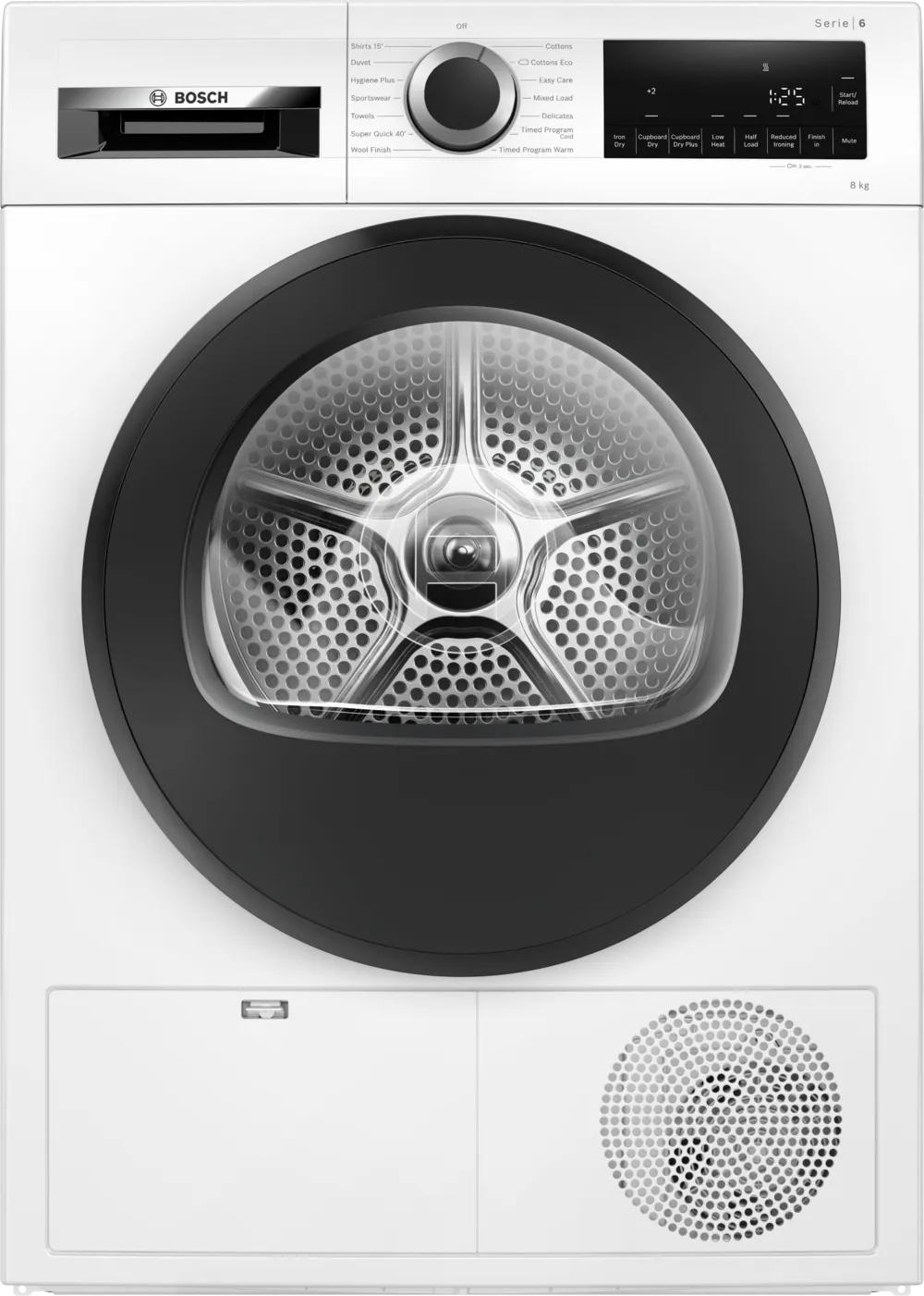 Bosch Series 6 Condenser Tumble Dryer 8KG - White | WPG23108GB Bosch Series 6 Condenser Tumble Dryer 8KG - White | WPG23108GB