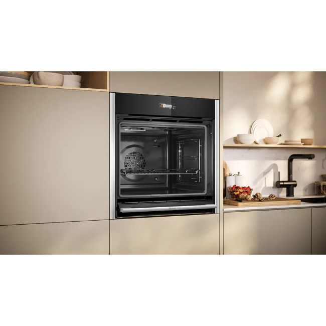 Neff N70 Built-in Single Oven - Stainless steel | B54CR71N0B - Image 3 Neff N70 Built-in Single Oven - Stainless steel | B54CR71N0B - Image 3