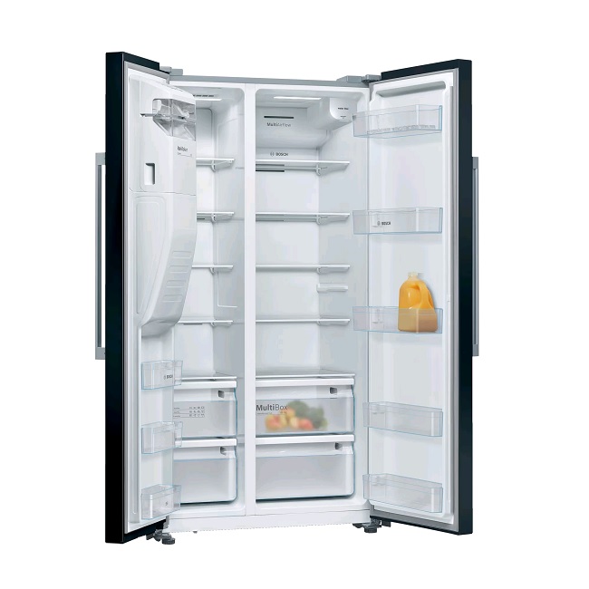Bosch Serie 6 American Side by Side Fridge Freezer Black KAD93VBFPG