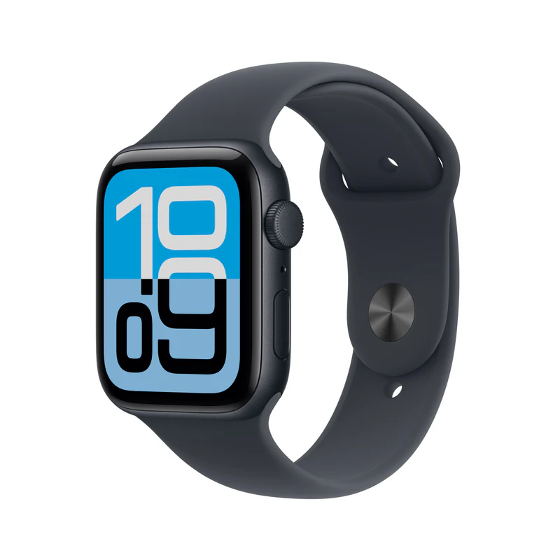 Apple Watch SE 3 GPS 44MM Midnight Aluminium Case with Midnight Sport Band - S/M | MEHN4MP/A