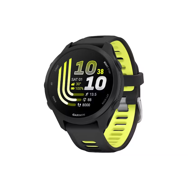Garmin Forerunner 170 Music - Black with Black/Amp Yellow Band | 010-03920-10