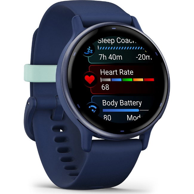 Garmin Vivoactive 5 Smartwatch - Metallic Navy | 010-02862-12 - Image 3