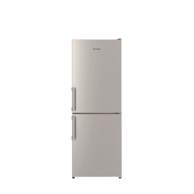 Indesit Low Frost 50/50 Fridge Freezer - Silver | IB55532SUK - Image 1 Indesit Low Frost 50/50 Fridge Freezer - Silver | IB55532SUK - Image 1