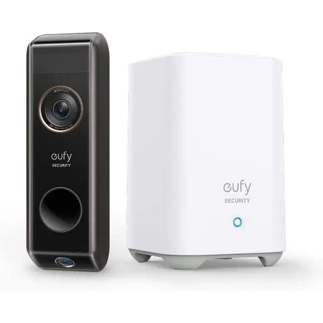 Eufy Video Doorbell 2K Dual Camera | Black | E8213G11 - Image 1 Eufy Video Doorbell 2K Dual Camera | Black | E8213G11 - Image 1