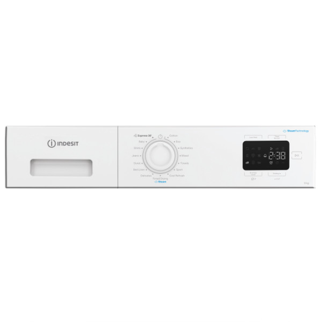 Indesit 9kg Freestanding Heat Pump Tumble Dryer - White | IDHE90WIRE - Image 6