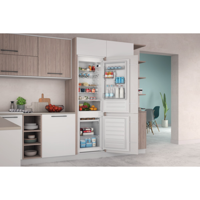Indesit Low Frost Integrated 70/30 Fridge Freezer - White | INC18D011B1 - Image 8