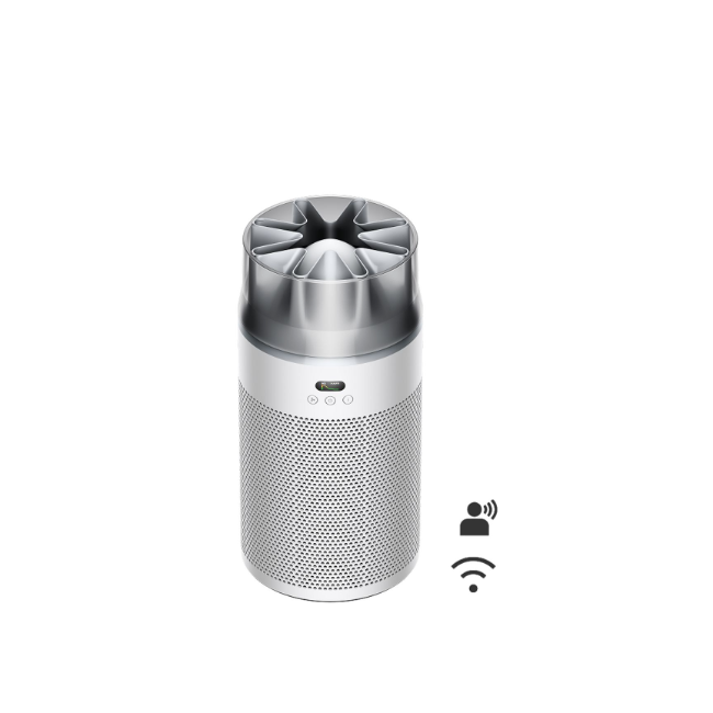 Dyson HushJet™ Purifier Compact HJ10 - White & Silver | 491121-01