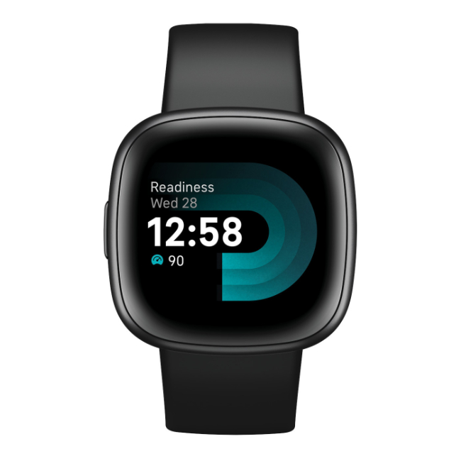 Fitbit Versa 4 Smartwatch - Black / Graphite Aluminium | FB523BKBK Fitbit Versa 4 Smartwatch - Black / Graphite Aluminium | FB523BKBK
