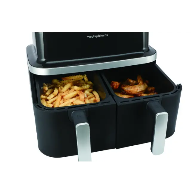 Morphy Richards Air Fryer Dual Drawer 8.4l | 481003 - Image 4 Morphy Richards Air Fryer Dual Drawer 8.4l | 481003 - Image 4