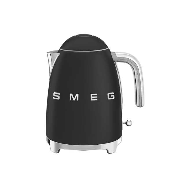 Smeg 50's Retro Style 1.7L Kettle Matte Black | KLF03BLMUK Smeg 50's Retro Style 1.7L Kettle Matte Black | KLF03BLMUK