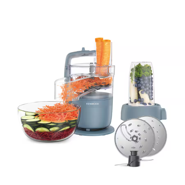 Kenwood MultiPro Go Blend Food Processor | Blue | FDP23.380GY