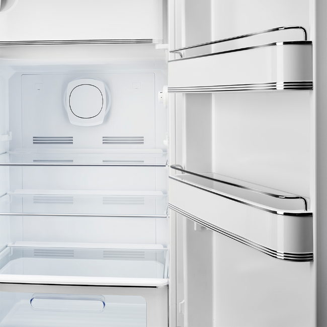 Smeg 50's Style Free Standing Fridge | With Ice Box | Right Hand Hinge | Pastel Blue | FAB28RPB6UK - Image 5