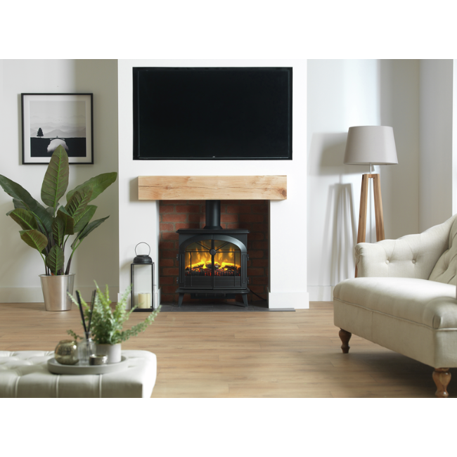 Dimplex Leckford Electric Stove | Matt Black | LEC20 - Image 3
