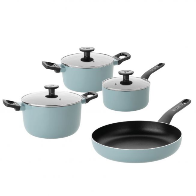 Berghoff Leo 7 Piece Cookware Set - Slate | 3950407 Berghoff Leo 7 Piece Cookware Set - Slate | 3950407