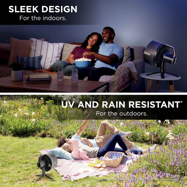 Shark FlexBreeze Pro Mist Indoor & Outdoor Fan & Outdoor Misting System - Grey | FA300UK - Image 6