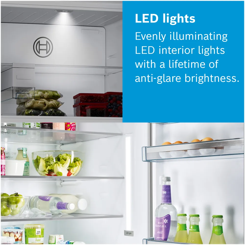 Bosch Serie 2 Fridge Freezer No Frost - White | KGN34NWEAG - Image 7