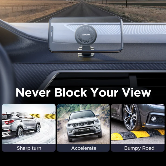 Joyroom Magnetic Car Phone Mount-  Black | HL-ZS356D - Image 5