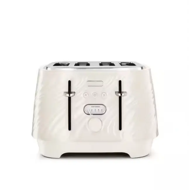 Delonghi Ballerina Seta 4 Slice Toaster | Silk Cream | CTDS4003.CR