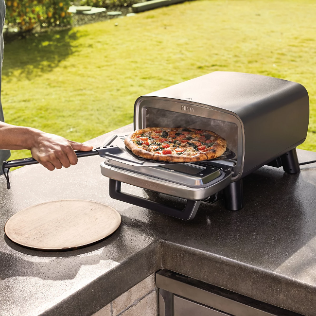 Ninja Artisan Electric Outdoor Pizza Oven & Air Fryer - Grey | MO201UK - Image 9