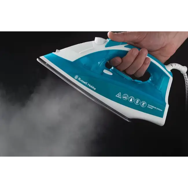 Russell Hobbs Supreme Steam Iron | 2400w | Blue | 23061  - Image 4