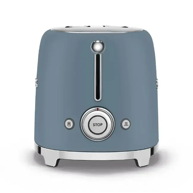 Smeg  2 Slice Toaster | Storm Blue | TSF01SBMUK - Image 3 Smeg  2 Slice Toaster | Storm Blue | TSF01SBMUK - Image 3