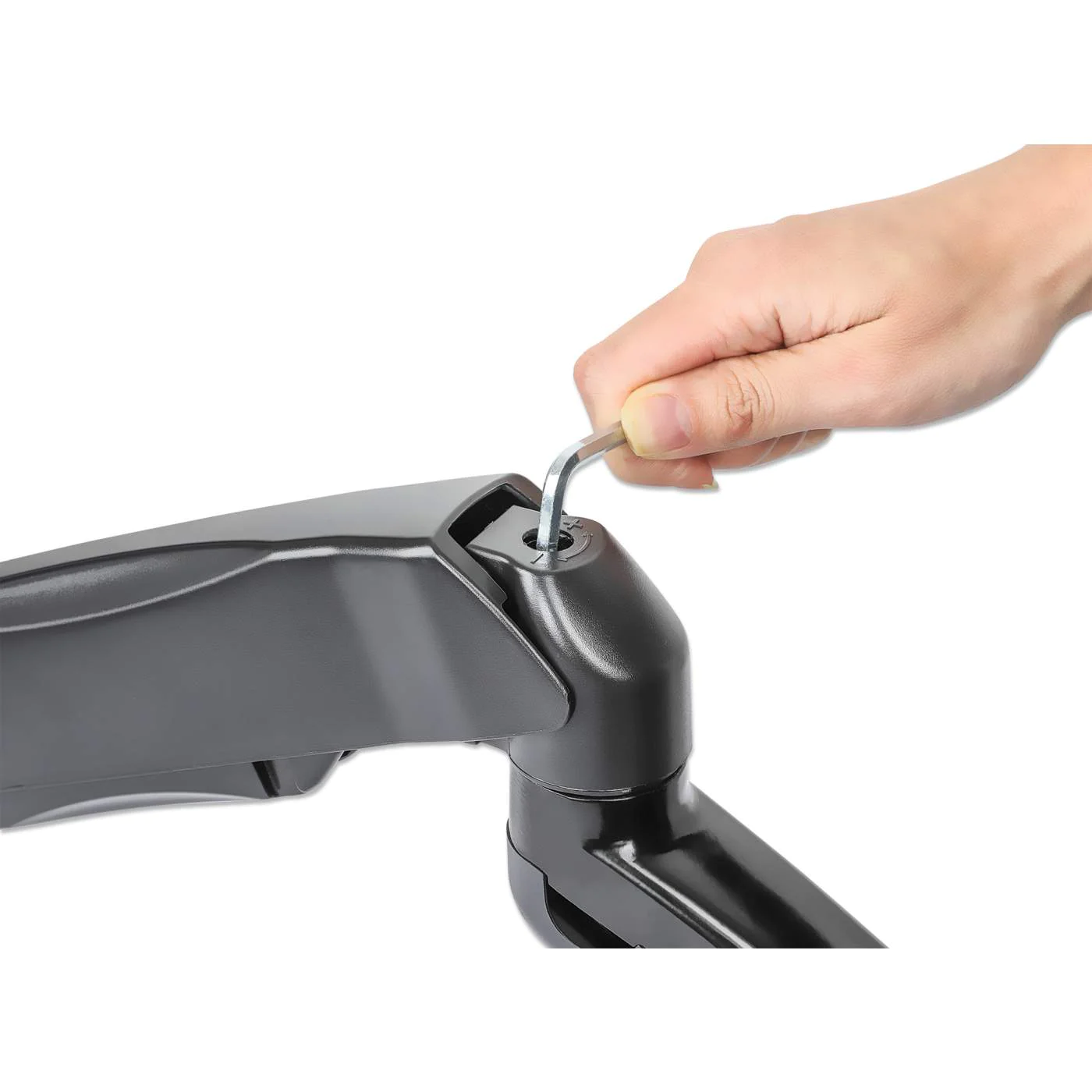 Manhattan Single Monitor Desk Mount - Aluminium | 462303 - Image 9