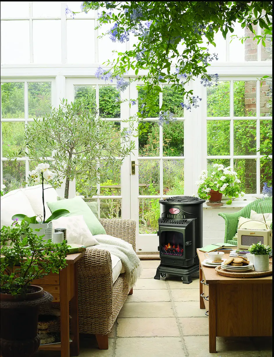Sahara Provence Indoor Portable Gas Heater - Navy | PROVIR-NV - Image 9
