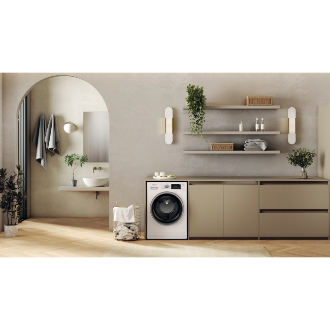 Whirlpool 6TH SENSE Washing Machine 9kg 1400sp - White |  FFD9489BSVUK - Image 9 Whirlpool 6TH SENSE Washing Machine 9kg 1400sp - White |  FFD9489BSVUK - Image 9