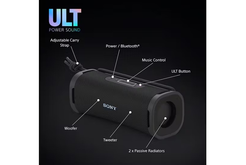 Sony ULT FIELD 1 Wireless Bluetooth Waterproof Speaker - Black | SRSULT10B.CE7 - Image 8